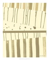 Papyrus Collage I Framed Print