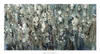 White Blooms with Navy I by Timothy O'Toole - 26" x 14"
