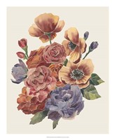 Stained Glass Posy II Fine Art Print