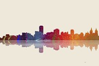 Adelaide SA Skyline 3 Fine Art Print