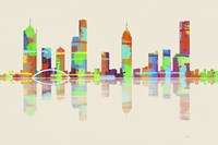 Melbourne Vic Skyline 1 Fine Art Print