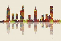 Melbourne Vic Skyline 2 Fine Art Print