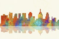 Philadelphia Pennsylvania Skyline 1 Fine Art Print