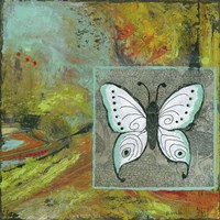 17" x 17" Butterfly Art