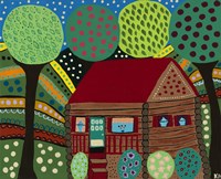 House In The Hills Fine Art Print