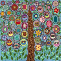 Owl Party Fine Art Print