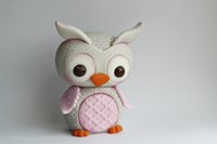 Owl Baby Pink Barn Owl Fine Art Print