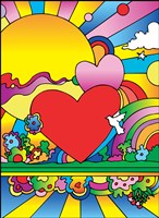 Cosmic Heart Landscape Fine Art Print