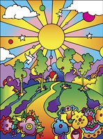 Cosmic Trees Fine Art Print