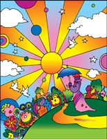 Cosmic Umberella Fine Art Print