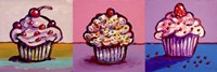 3 Cupcakes Fine Art Print