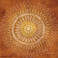 Jacobean Medallions IV Framed Print