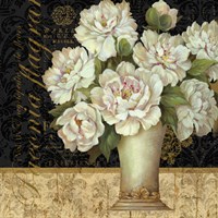 Antique Floral Still Life II Fine Art Print