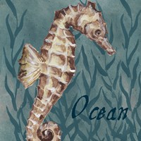 Nautical Critters I Framed Print