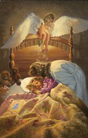 The Kissing Angel Fine Art Print