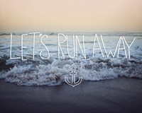 Let's Run Away (Arcadia Beach) Fine Art Print