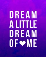 Dream Purple Art Fine Art Print
