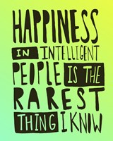 Hemingway Happiness Fine Art Print