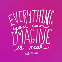 Imagine Pink Fine Art Print