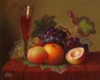 Fruit and Wine Fine Art Print