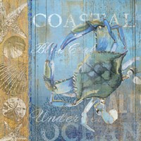 Crab and Sea Fine Art Print