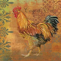 Coq Motifs II Fine Art Print