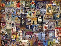 World Bicycle Tour Collage Fine Art Print