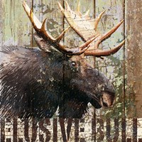 Open Season Moose Fine Art Print
