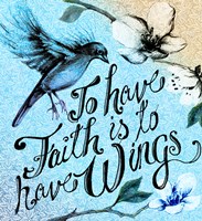 Birdie Words 2 Fine Art Print