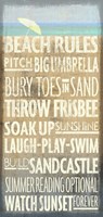 Beach Rules Fine Art Print