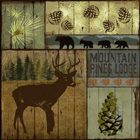 Pines and Oaks III Fine Art Print