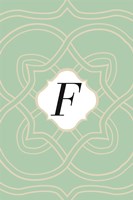 Initials Pattern F Fine Art Print