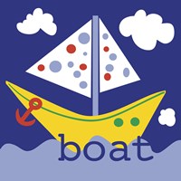 Yellow Boat by Erin Clark - various sizes - $22.49