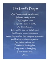 The Lord's Prayer - Blue Sky Fine Art Print