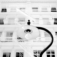 White Facade (B&W) Fine Art Print