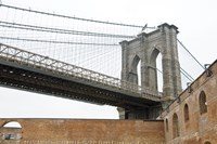 Brooklyn Bridge (brick walls) Fine Art Print