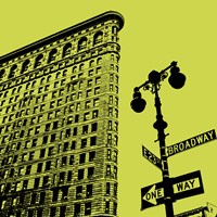 Acid Flatiron Framed Print