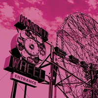 Cotton Candy Wonder Wheel Fine Art Print