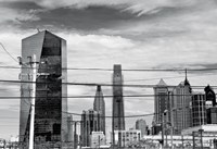 Industrial Skyline (b/w) Fine Art Print