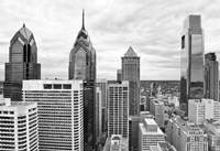 Philly Skyline (b/w) Fine Art Print