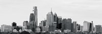 Philly Panorama (b/w) Fine Art Print