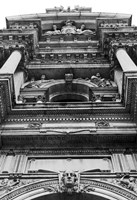 City Hall, Looking Up (b/w) Fine Art Print