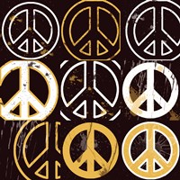 Peace Mantra (Yellow) Fine Art Print