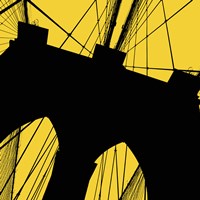 Brooklyn Bridge (Yellow) by Erin Clark - various sizes