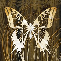 Butterflies & Leaves I Framed Print