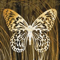 Butterflies & Leaves II Fine Art Print