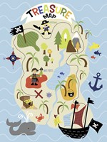 Treasure Map Fine Art Print