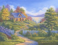 Summer Cottage Fine Art Print