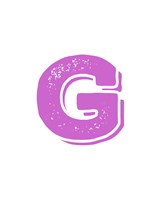 G in Pink Fine Art Print
