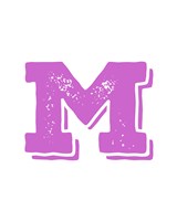 M in Pink Fine Art Print